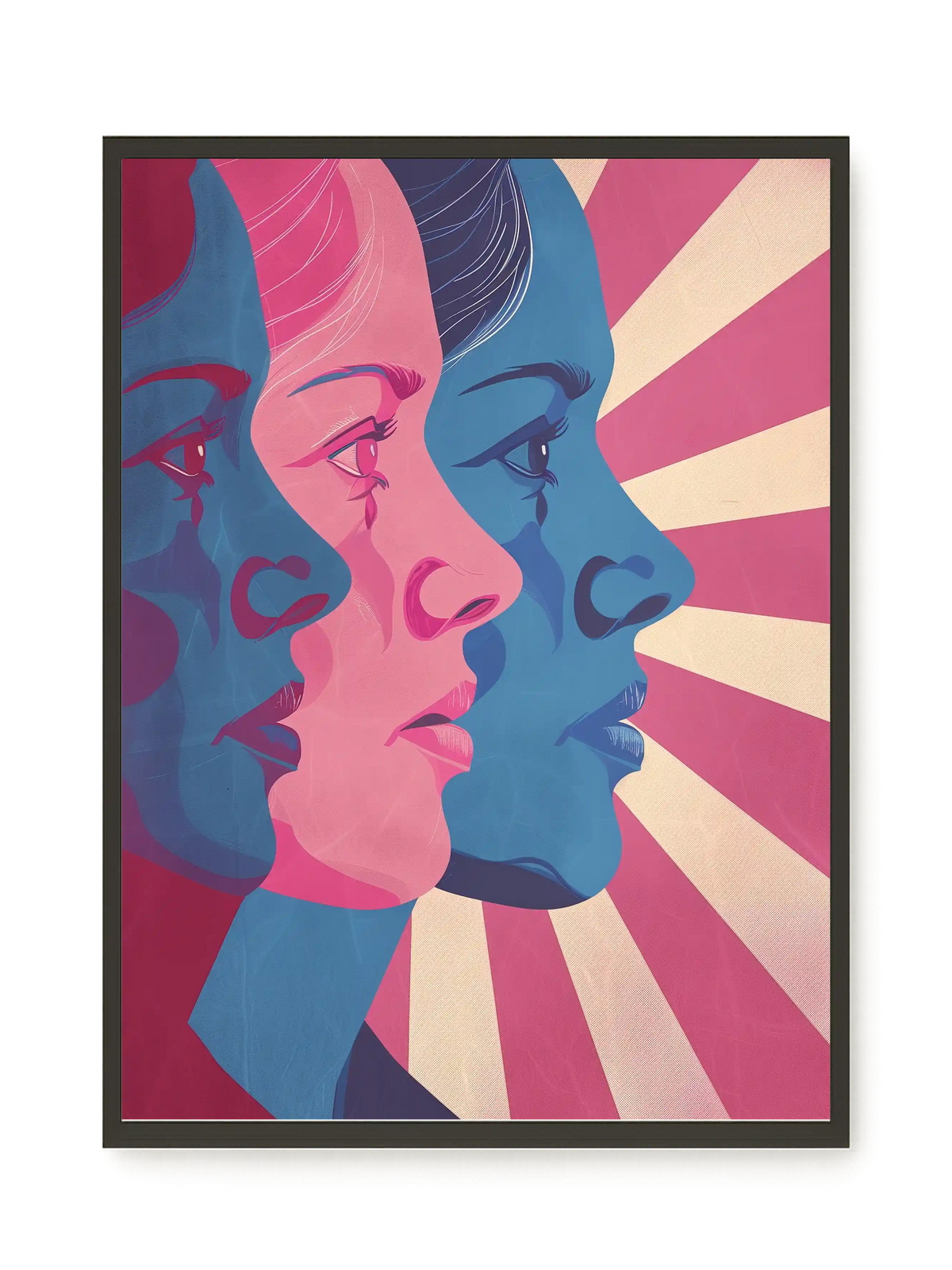 Multiple Identities Canvas Wall Art