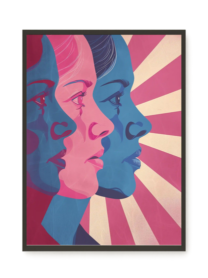 Multiple Identities Canvas Wall Art