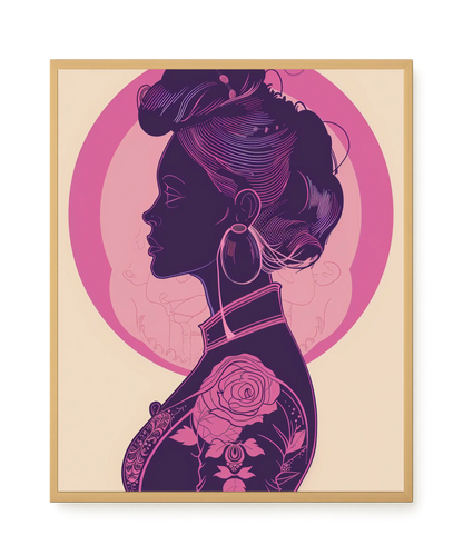 Floral Feminine Symbolism Canvas Print