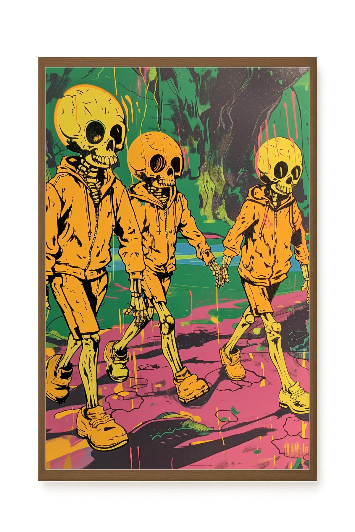 Skeleton Kids Canvas Print