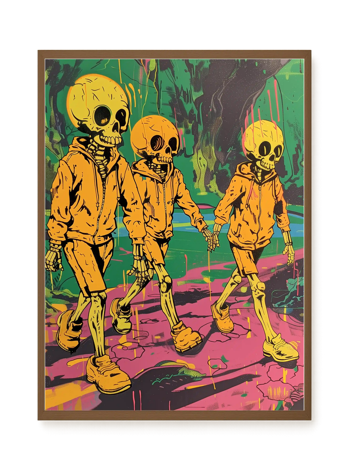 Skeleton Kids Canvas Print
