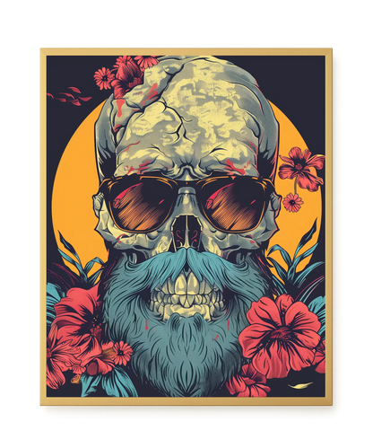 Vintage Skull Canvas Print