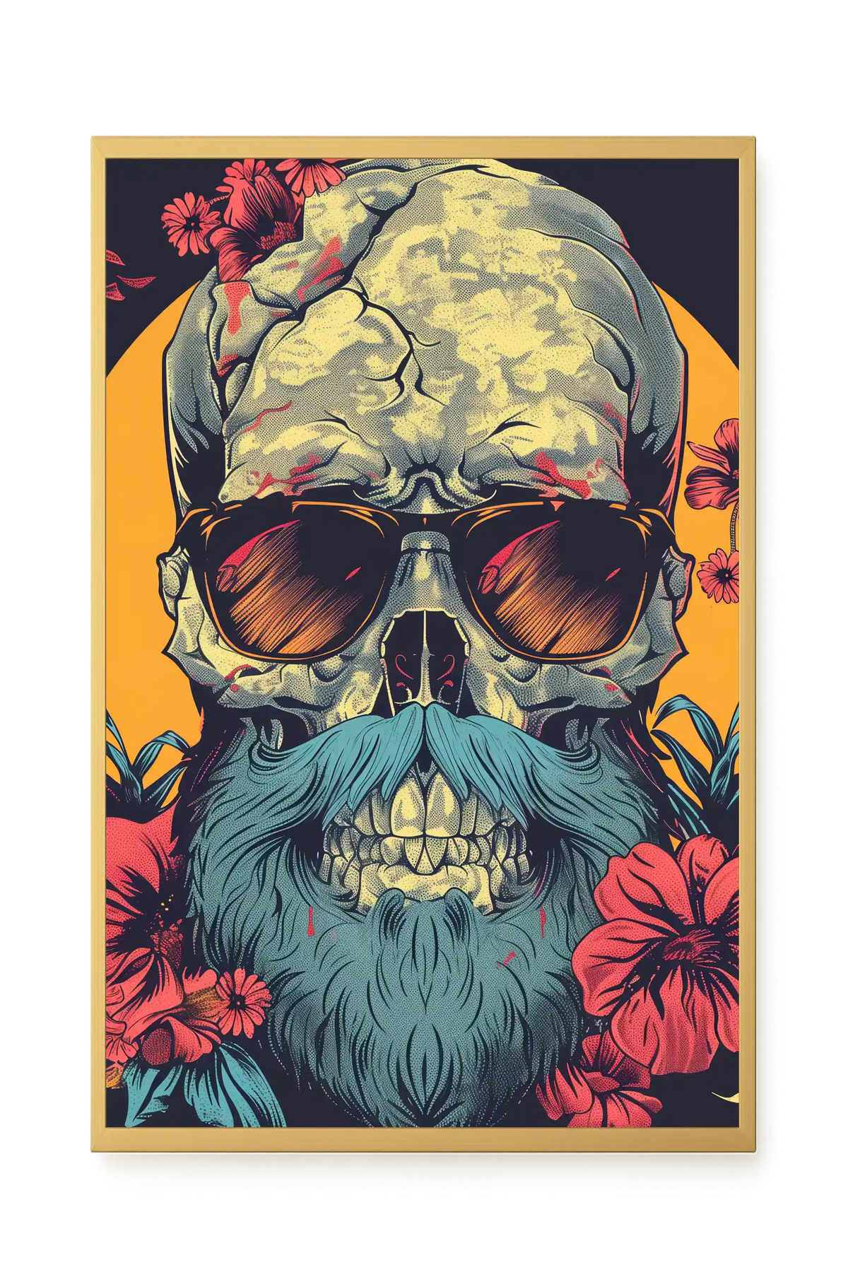 Vintage Skull Canvas Print