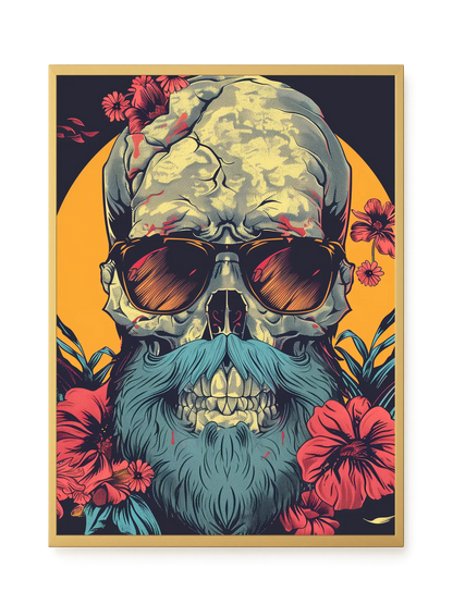 Vintage Skull Canvas Print