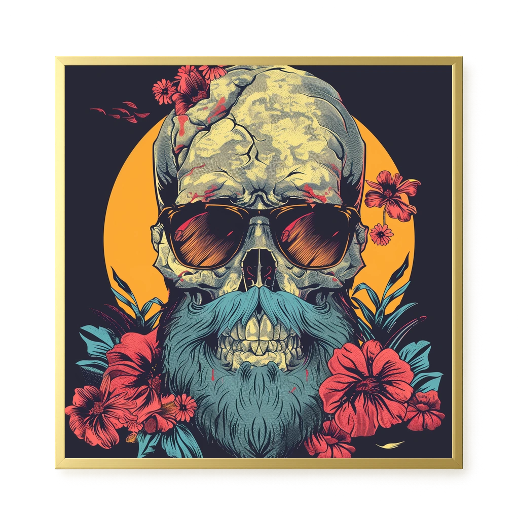 Vintage Skull Canvas Print