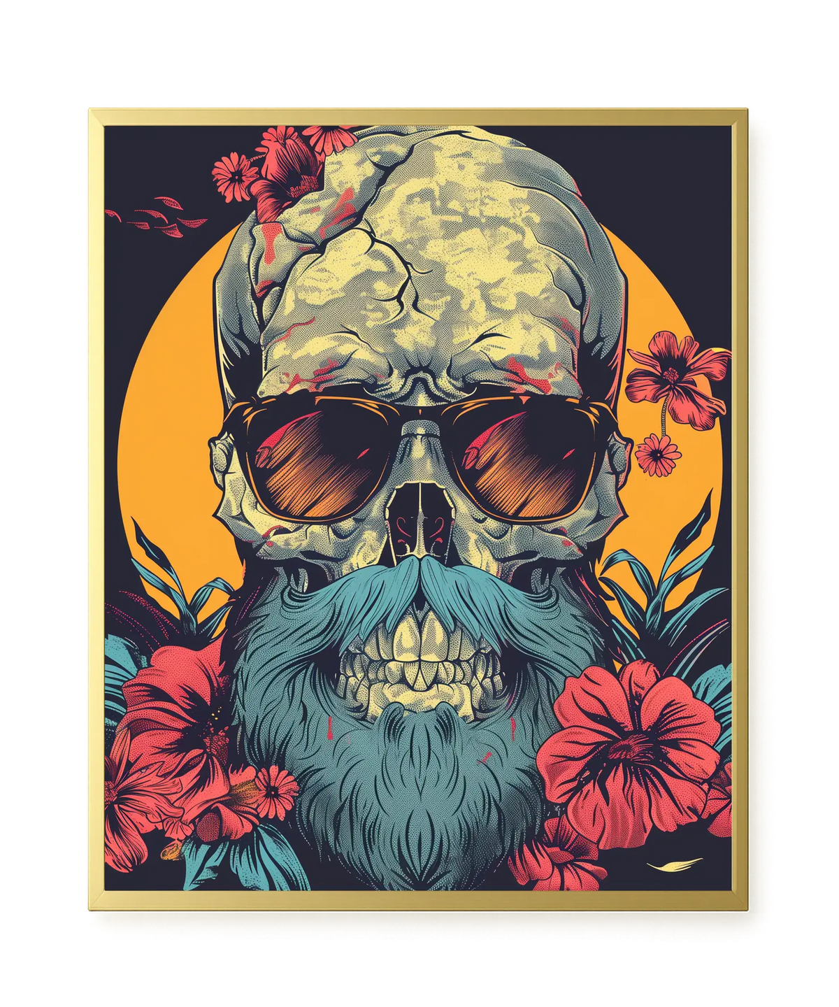 Vintage Skull Canvas Print