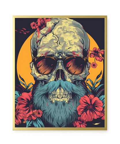 Vintage Skull Canvas Print