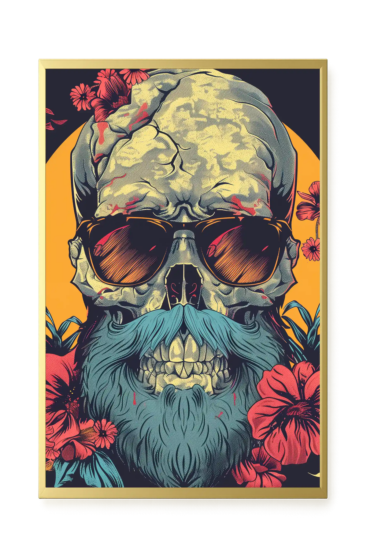 Vintage Skull Canvas Print