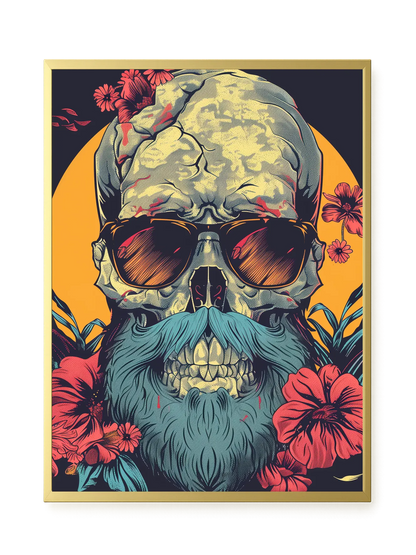 Vintage Skull Canvas Print