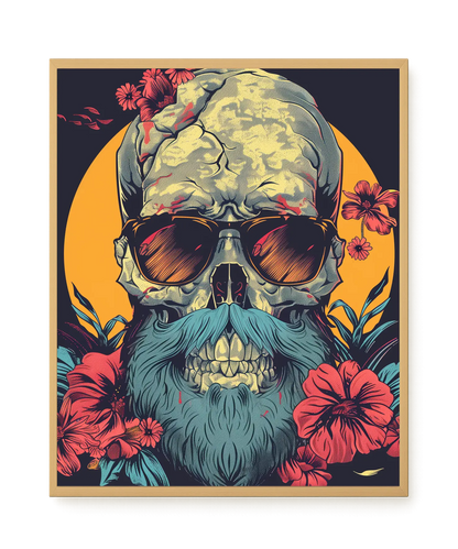 Vintage Skull Canvas Print