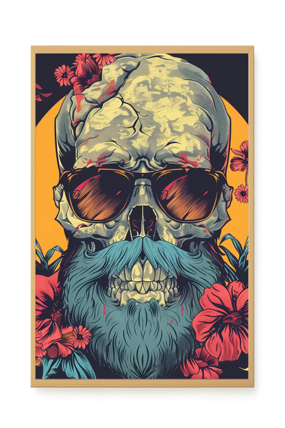 Vintage Skull Canvas Print