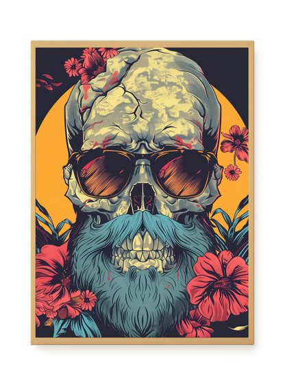 Vintage Skull Canvas Print