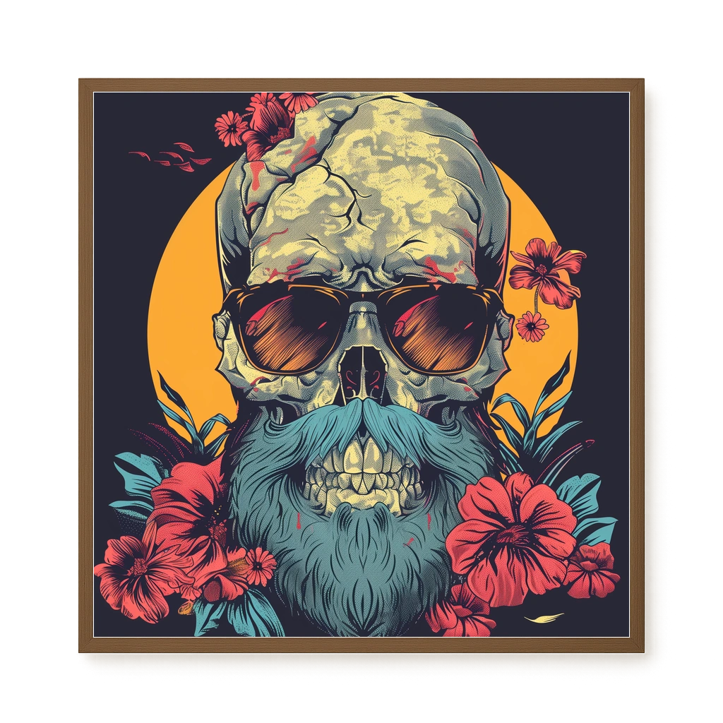 Vintage Skull Canvas Print