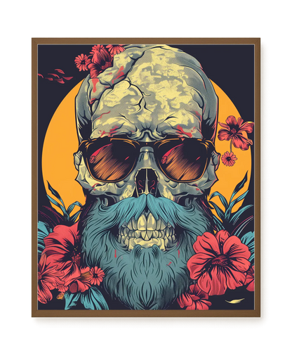 Vintage Skull Canvas Print