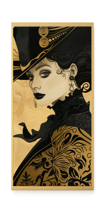 Raven Face Canvas Print