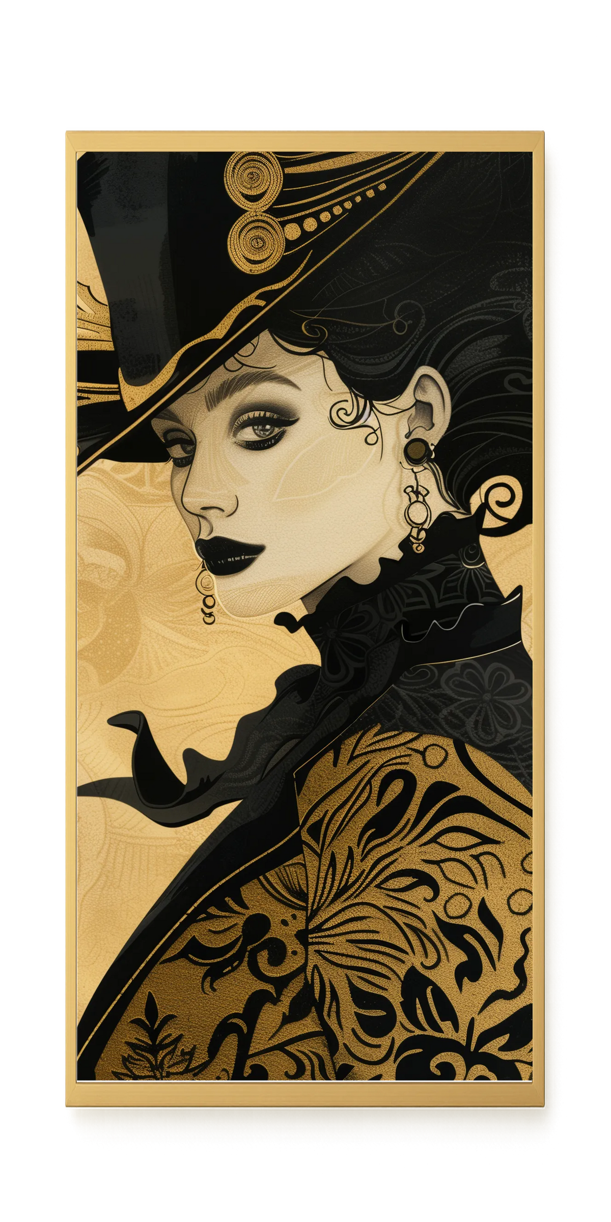 Raven Face Canvas Print