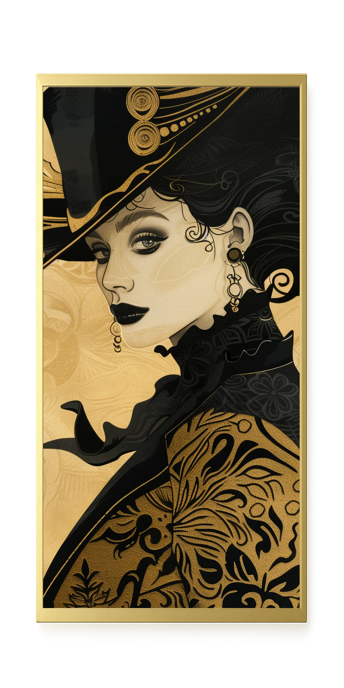 Raven Face Canvas Print