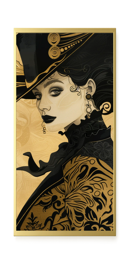 Raven Face Canvas Print