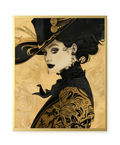 Raven Face Canvas Print