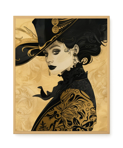 Raven Face Canvas Print