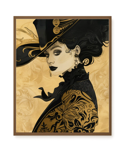 Raven Face Canvas Print