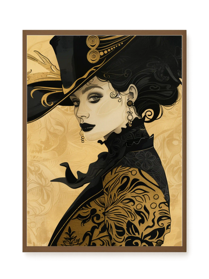 Raven Face Canvas Print