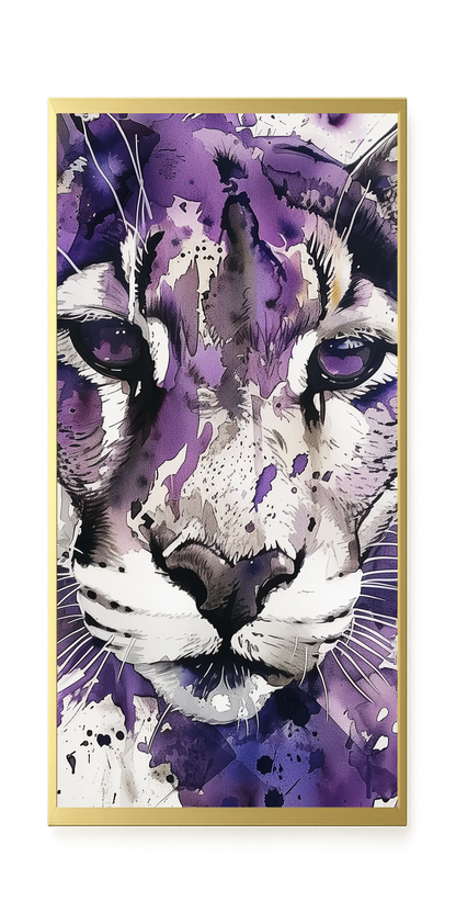 Watercolor Lion Canvas Wall Art