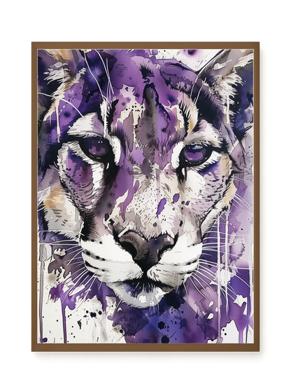 Watercolor Lion Canvas Wall Art