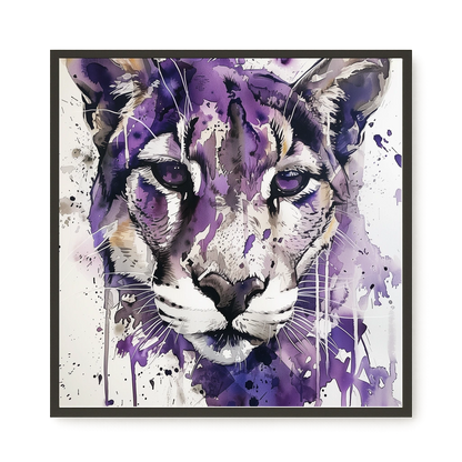 Watercolor Lion Canvas Wall Art