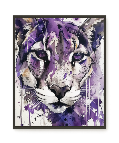 Watercolor Lion Canvas Wall Art