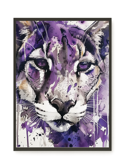 Watercolor Lion Canvas Wall Art