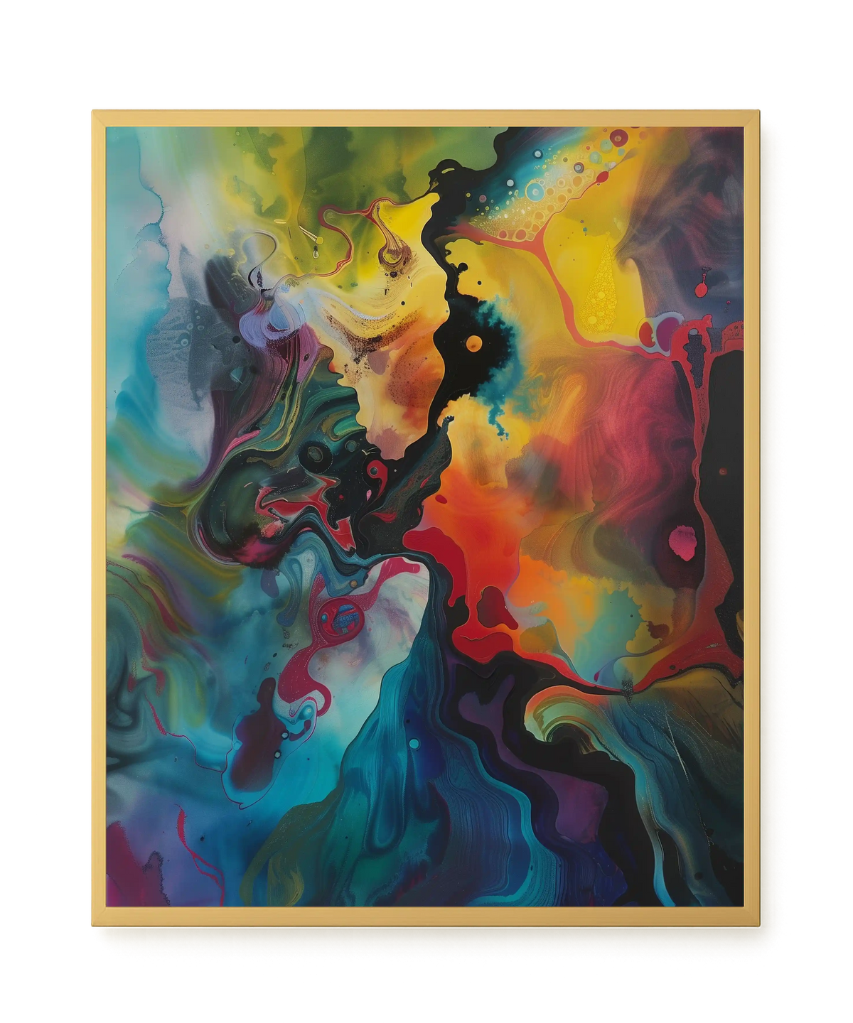 Color Burst Canvas Print