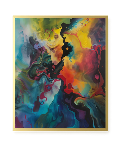 Color Burst Canvas Print