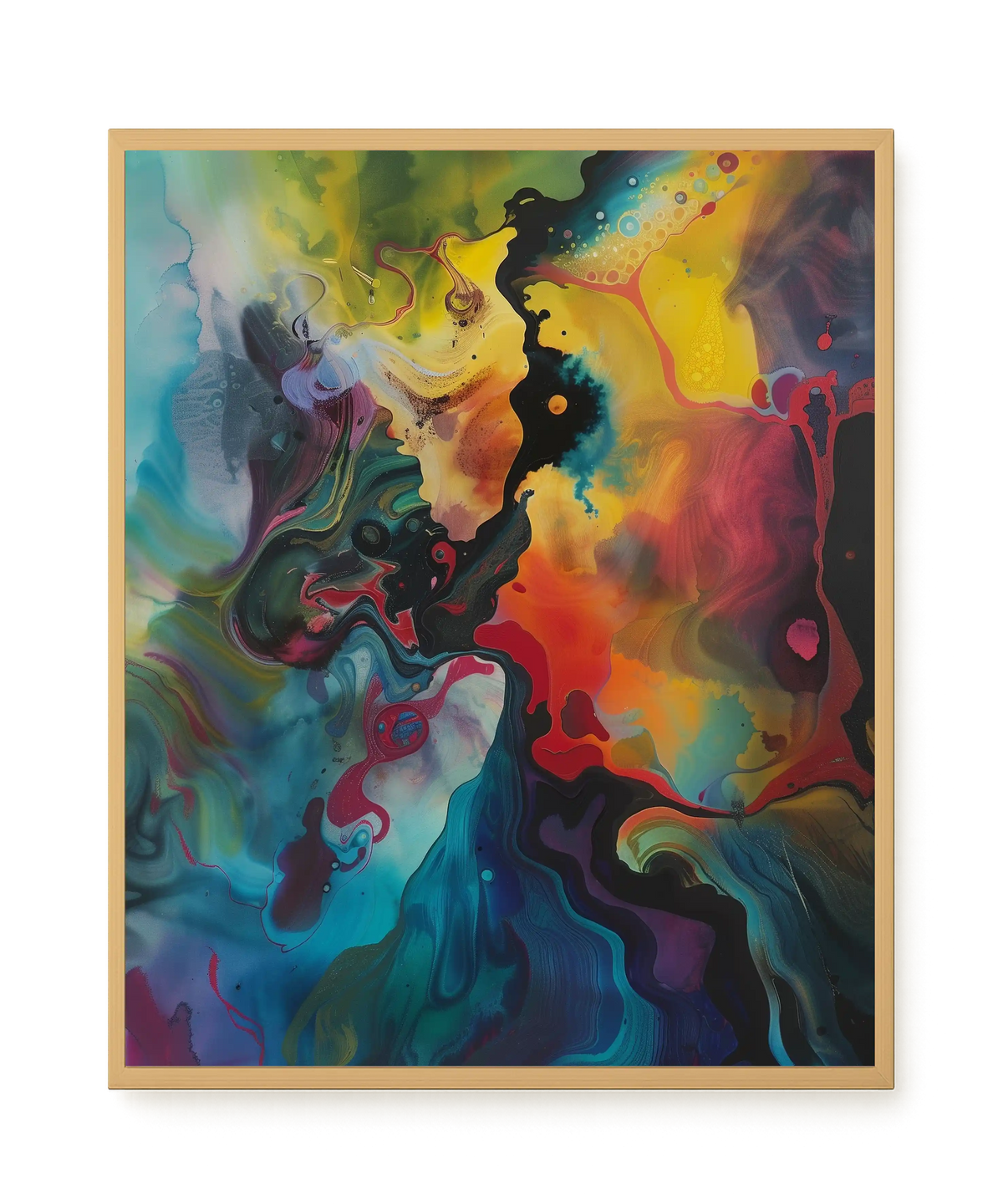 Color Burst Canvas Print