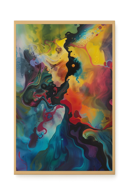 Color Burst Canvas Print