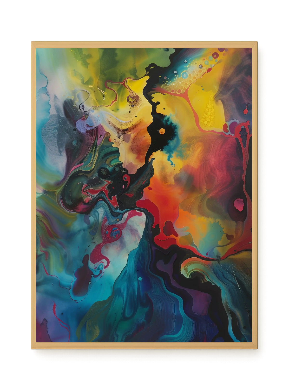 Color Burst Canvas Print