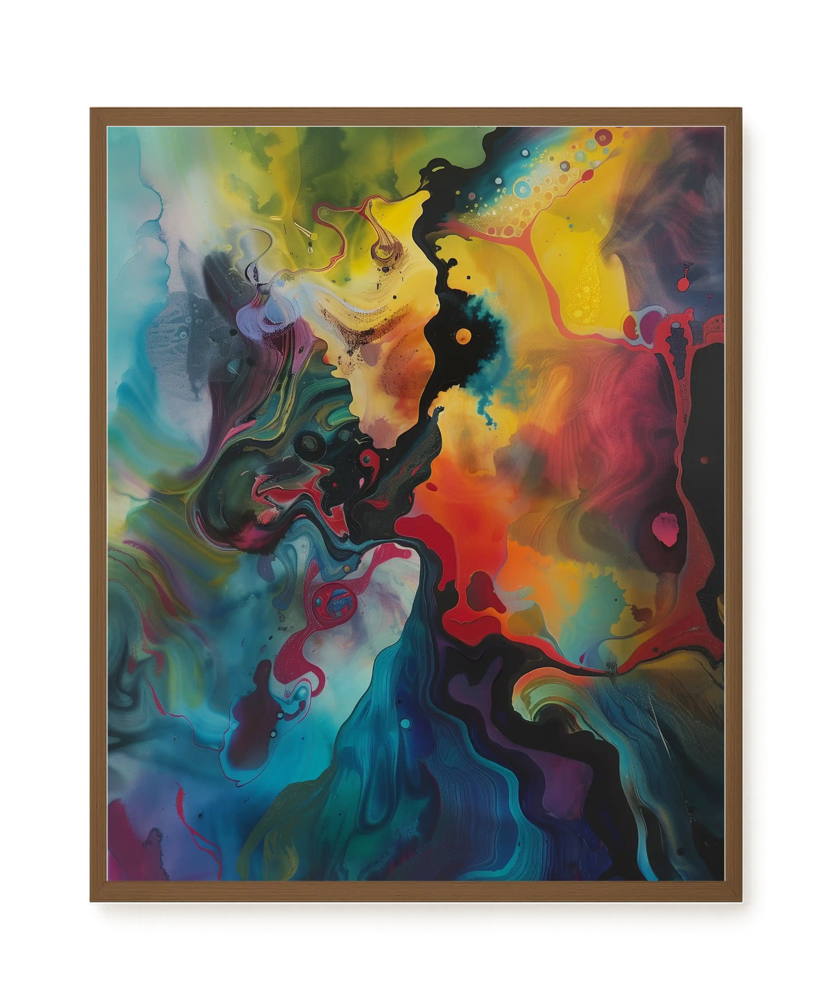 Color Burst Canvas Print