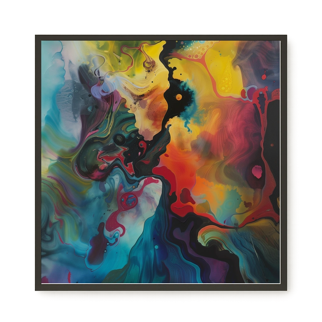 Color Burst Canvas Print