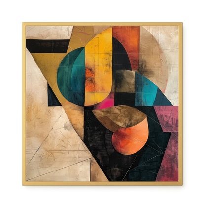 Geometric Form Canvas Wall Art