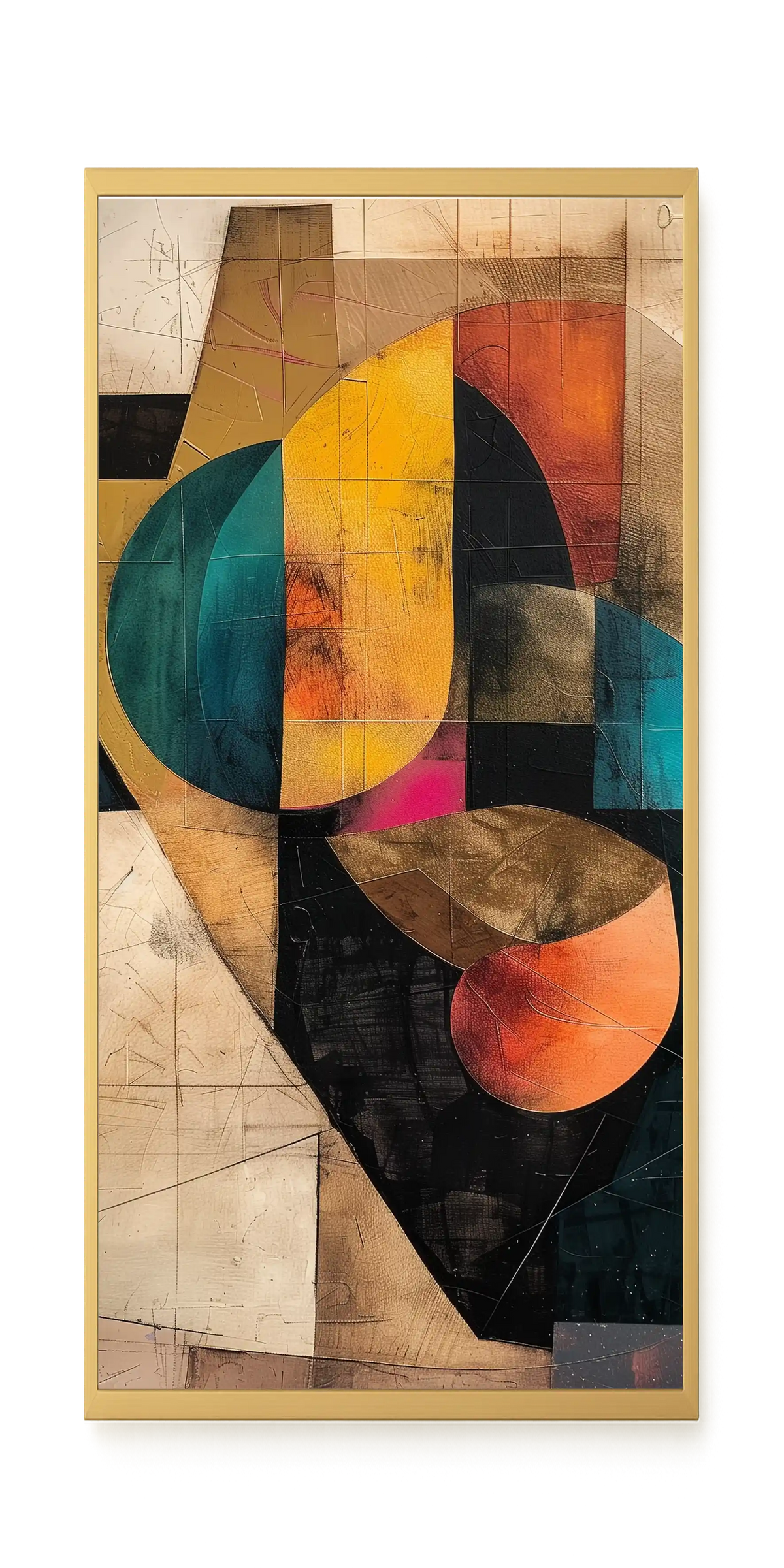 Geometric Form Canvas Wall Art