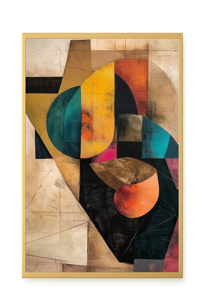 Geometric Form Canvas Wall Art