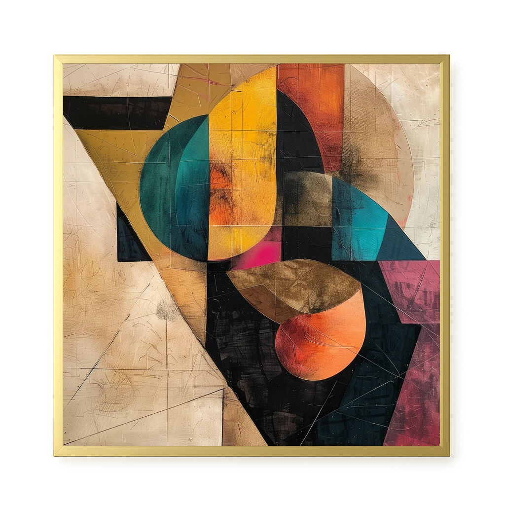 Geometric Form Canvas Wall Art