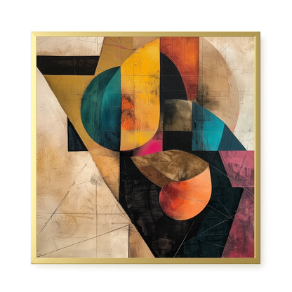 Geometric Form Canvas Wall Art