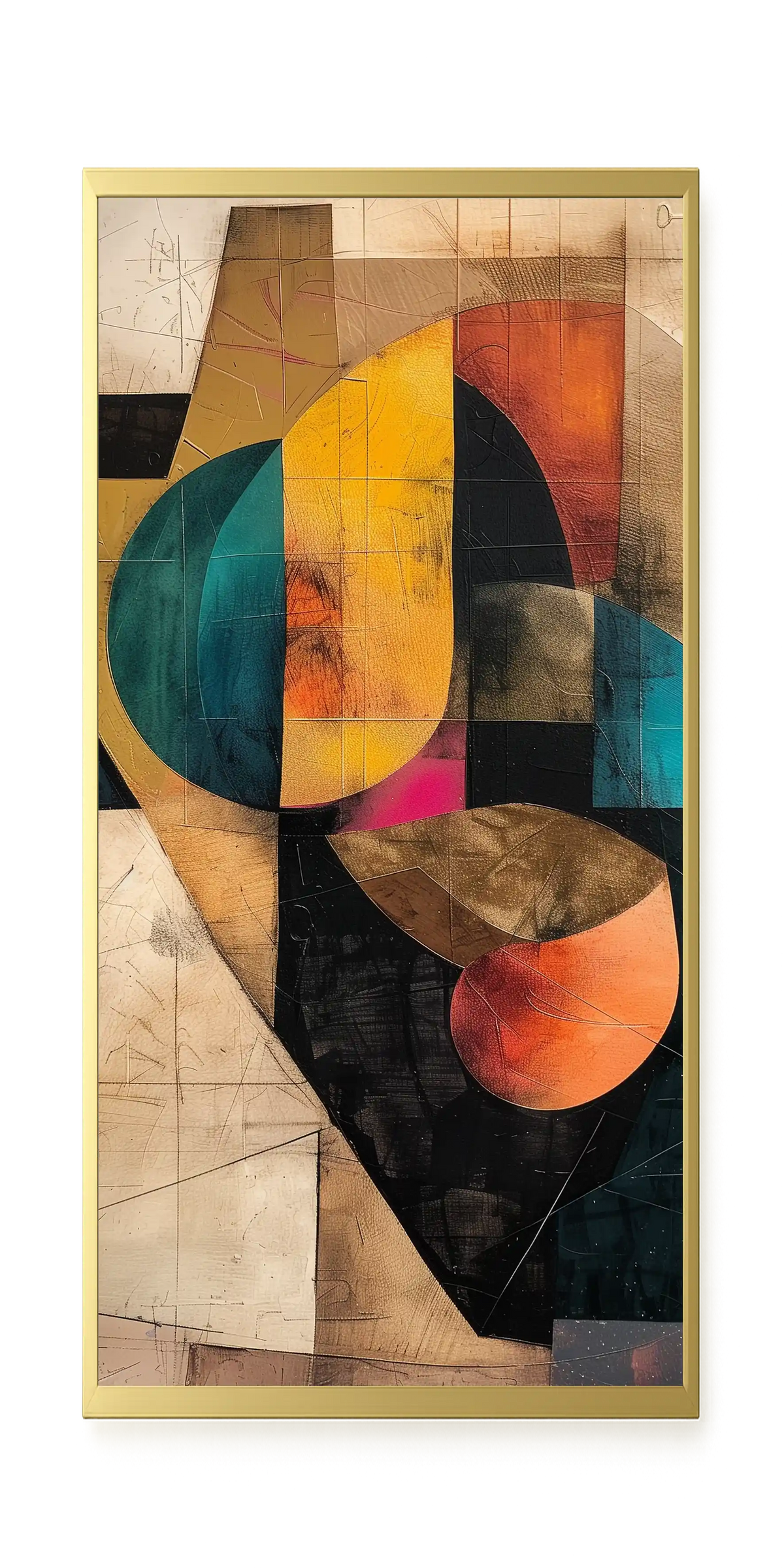 Geometric Form Canvas Wall Art