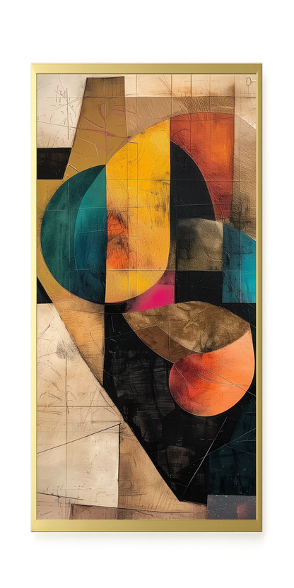 Geometric Form Canvas Wall Art