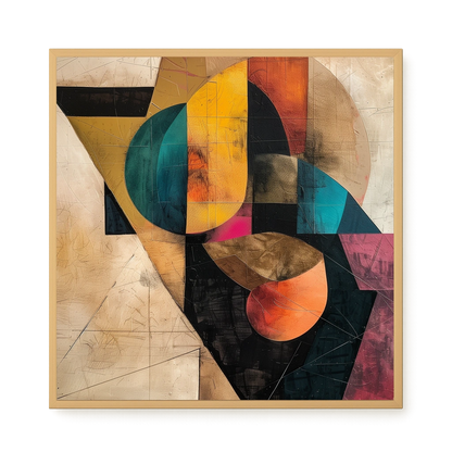 Geometric Form Canvas Wall Art