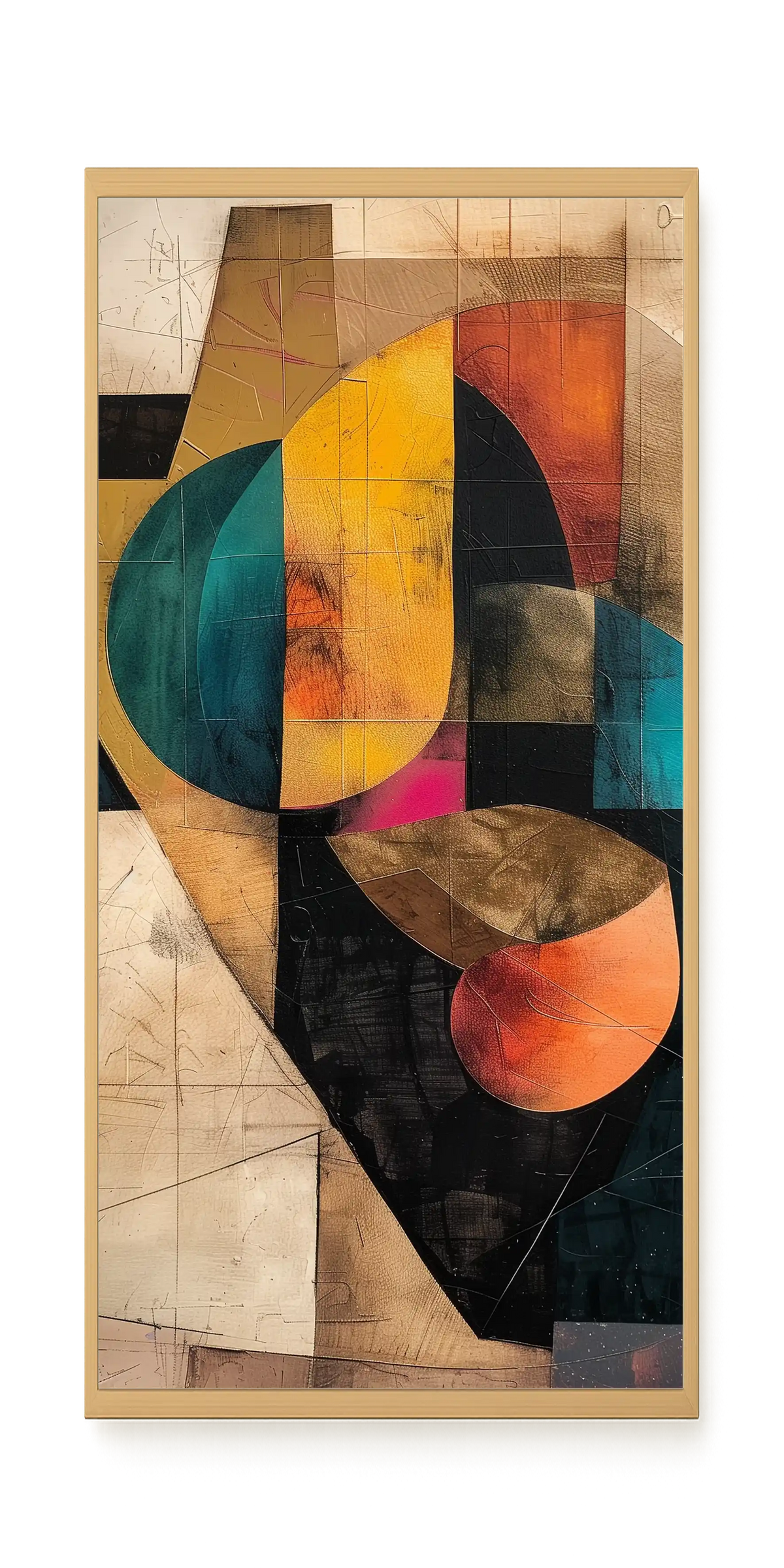 Geometric Form Canvas Wall Art