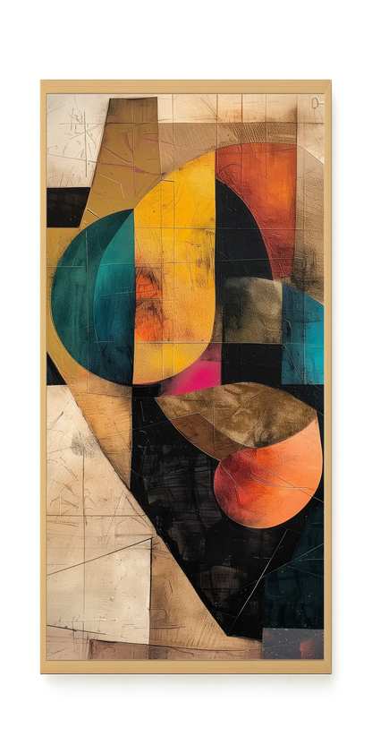 Geometric Form Canvas Wall Art