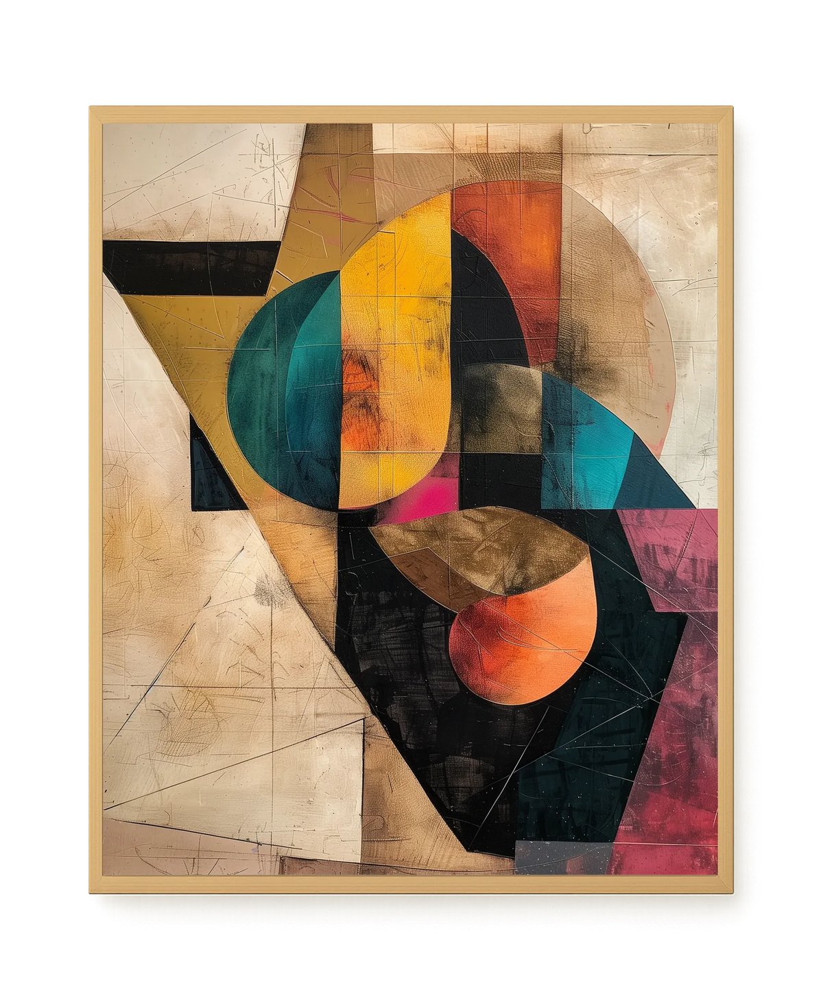 Geometric Form Canvas Wall Art