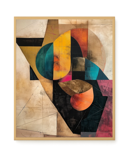 Geometric Form Canvas Wall Art